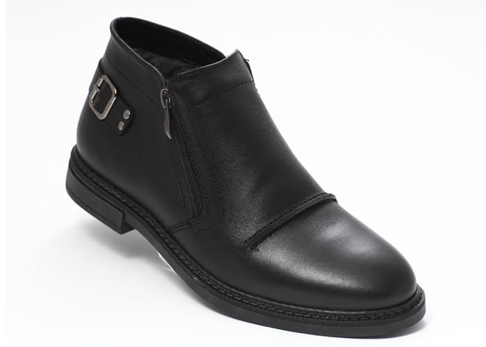 Ботинки мужские кожаные Classic Winter Black фото