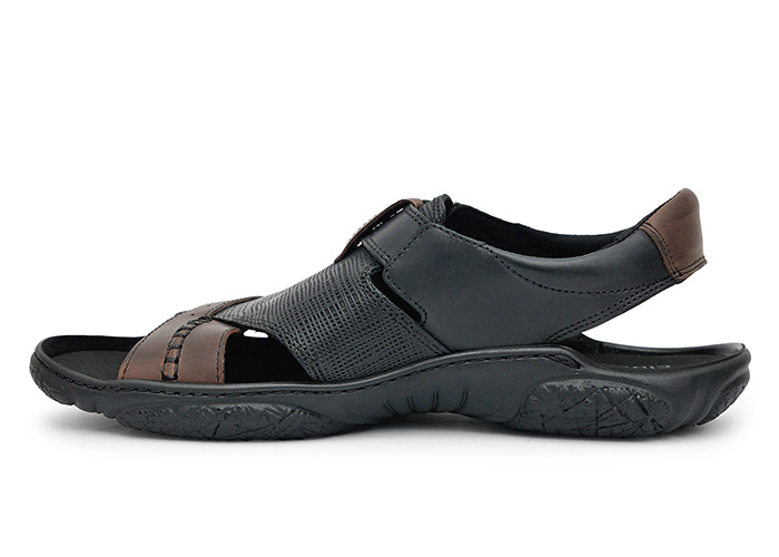 Сандалі чоловічі шкіряні Sandal Black фото