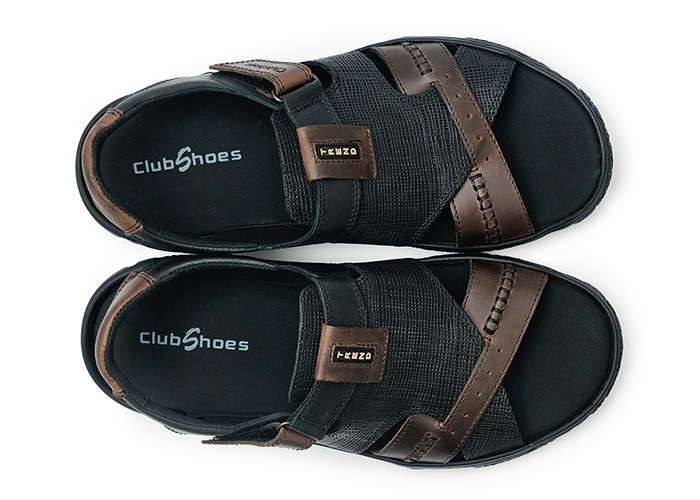 Сандалі чоловічі шкіряні Sandal Black фото