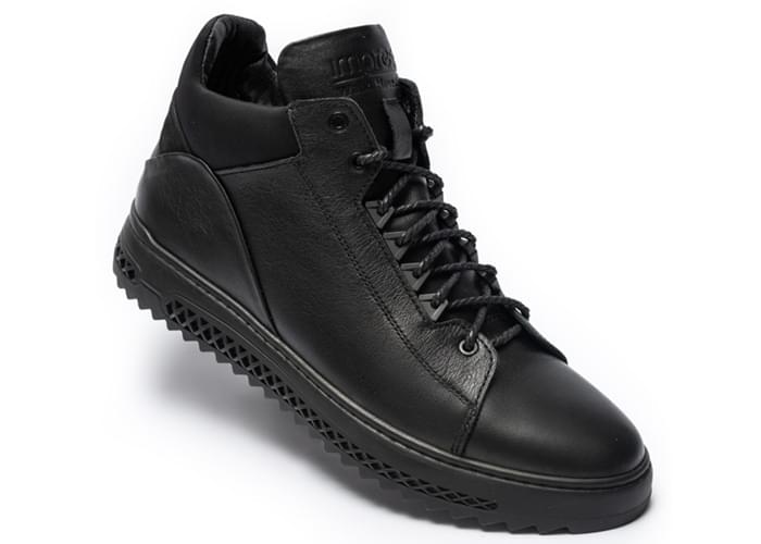 Ботинки мужские кожаные Simple Winter Black фото