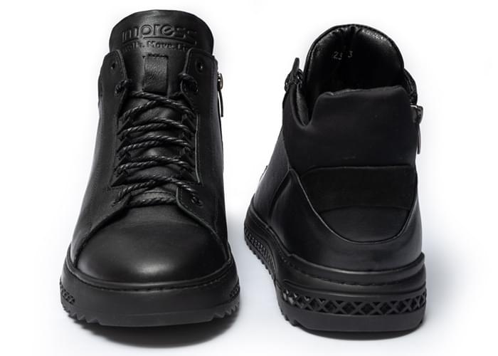 Ботинки мужские кожаные Simple Winter Black фото