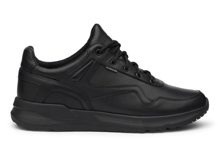 Кроссовки мужские кожаные Hudson Black фото
