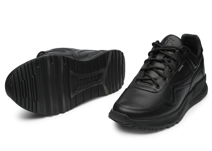 Кроссовки мужские кожаные Hudson Black фото