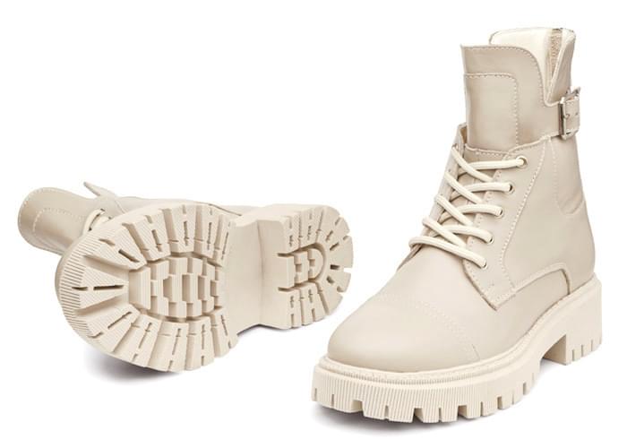 Ботинки женские кожаные Leona Beige фото
