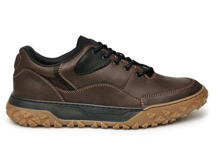 Кросівки чоловічі шкіряні Tracker Brown фото