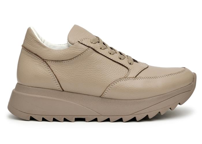 Кроссовки женские кожаные Kelly Beige фото