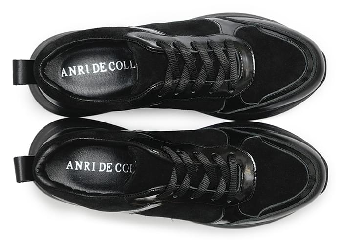 Кроссовки женские кожаные Milano Black фото