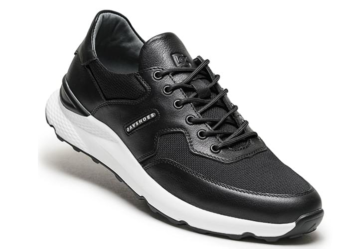 Кроссовки мужские кожаные Flexy Black фото