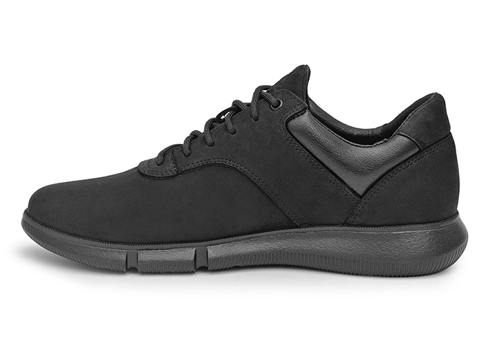 Кроссовки мужские кожаные Simple Black фото