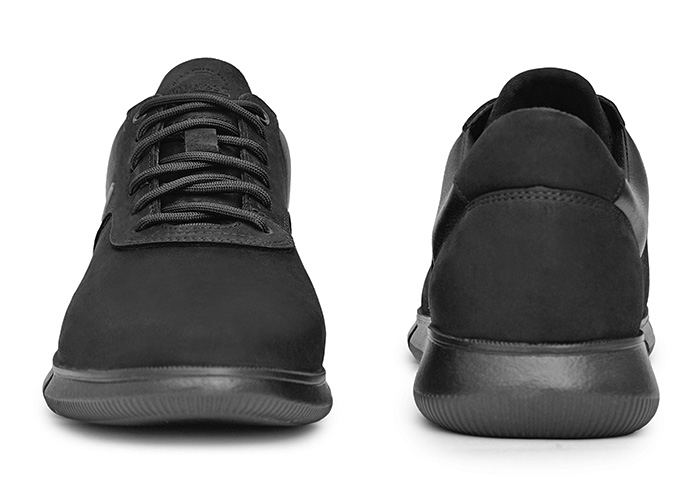 Кроссовки мужские кожаные Simple Black фото