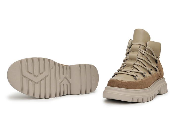 Черевики жіночі шкіряні Barcelo Beige фото