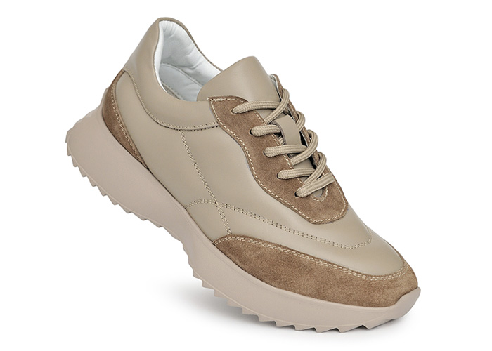 Кросівки жіночі шкіряні Buffy Beige фото