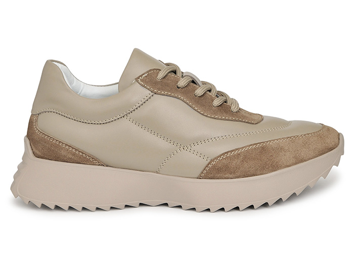 Кросівки жіночі шкіряні Buffy Beige фото