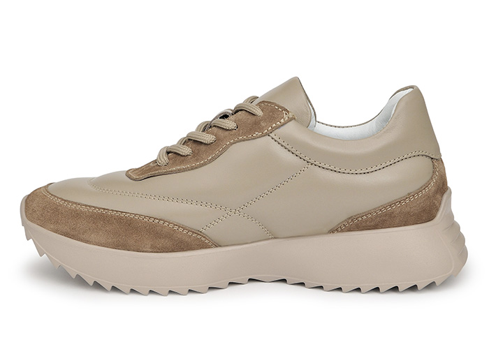 Кросівки жіночі шкіряні Buffy Beige фото
