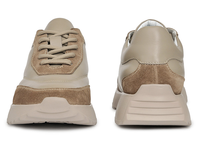 Кросівки жіночі шкіряні Buffy Beige фото