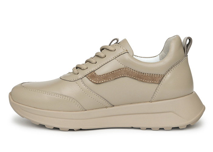 Кроссовки женские кожаные Primo Beige фото