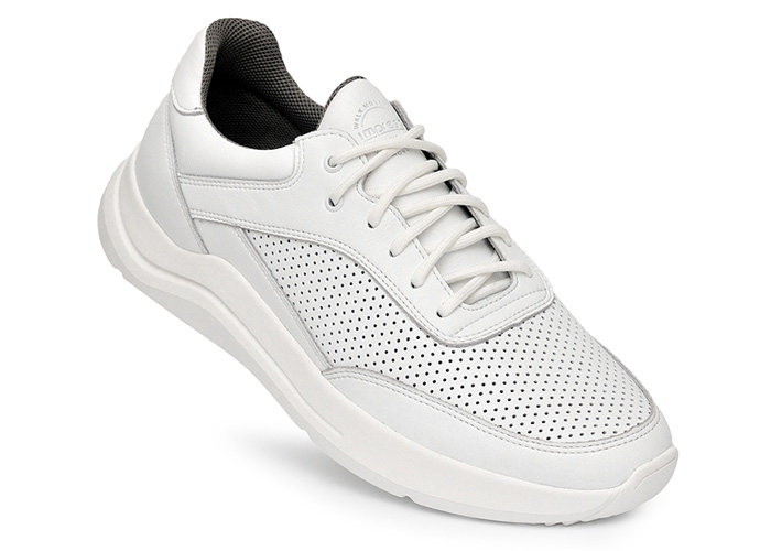 Кроссовки мужские кожаные Modesto White фото
