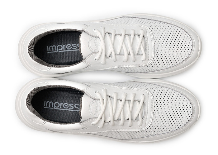 Кроссовки мужские кожаные Modesto White фото