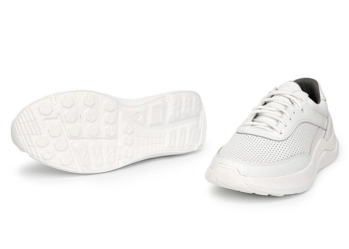 Кроссовки мужские кожаные Modesto White фото