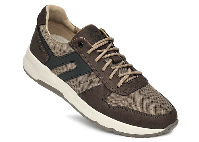 Кроссовки мужские кожаные Walker Summer Brown фото