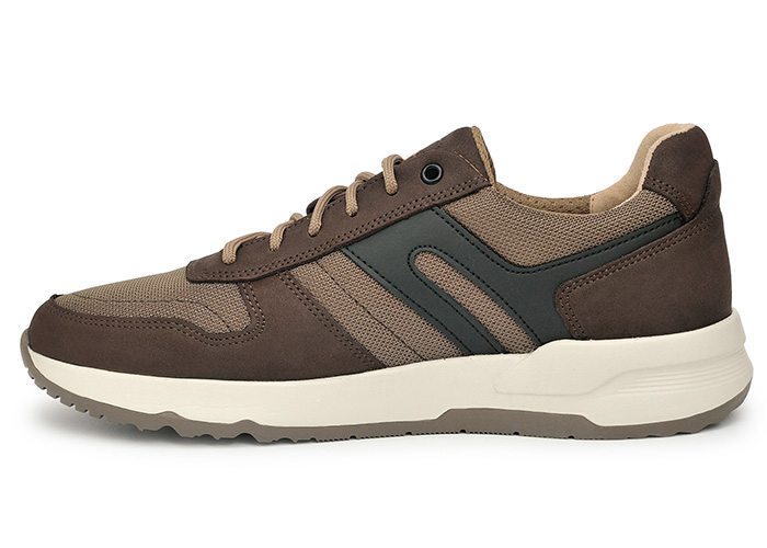Кроссовки мужские кожаные Walker Summer Brown фото