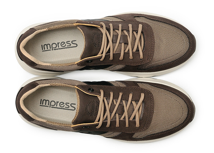 Кроссовки мужские кожаные Walker Summer Brown фото