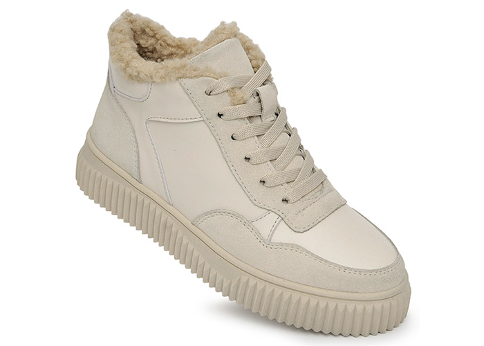 Ботинки женские кожаные Cindy Winter Beige фото