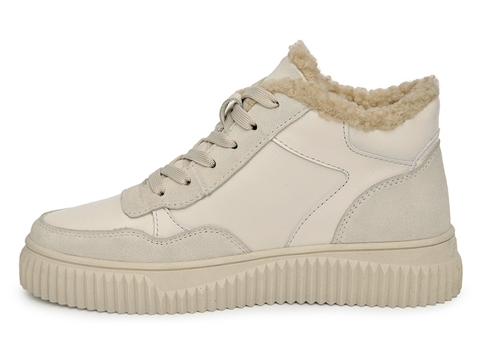 Ботинки женские кожаные Cindy Winter Beige фото