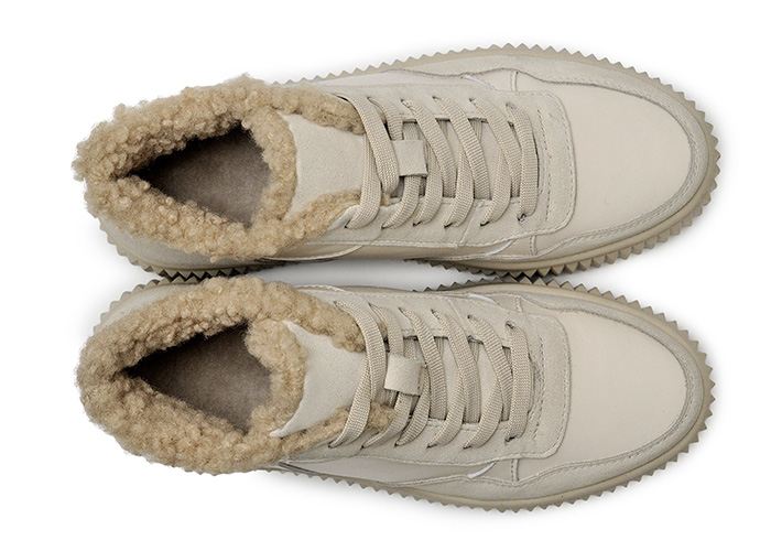 Ботинки женские кожаные Cindy Winter Beige фото
