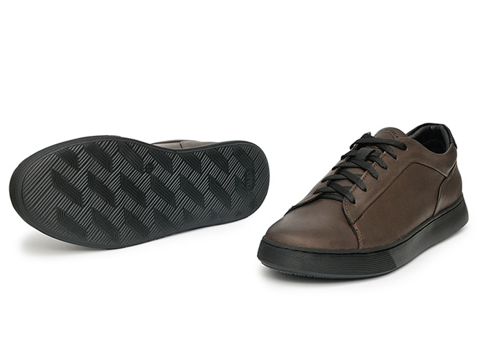 Кеди чоловічі шкіряні Saddle Brown фото