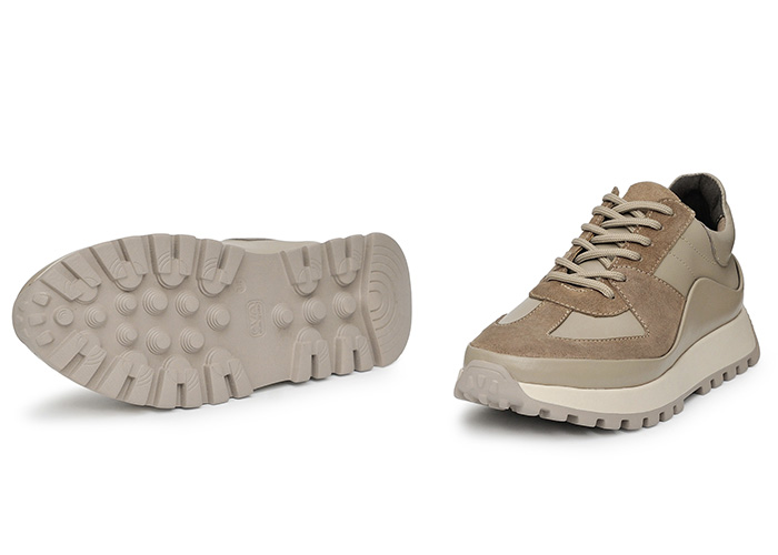 Кроссовки женские кожаные Brooklyn Beige фото