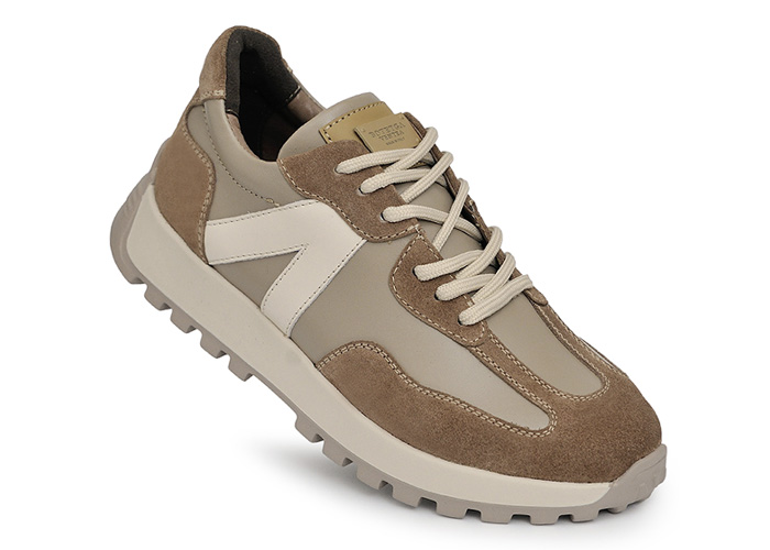 Кроссовки женские кожаные Milano Beige фото
