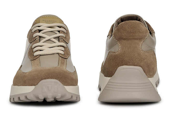 Кроссовки женские кожаные Milano Beige фото