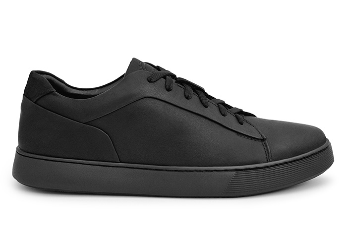 Кеди чоловічі шкіряні Saddle Black фото