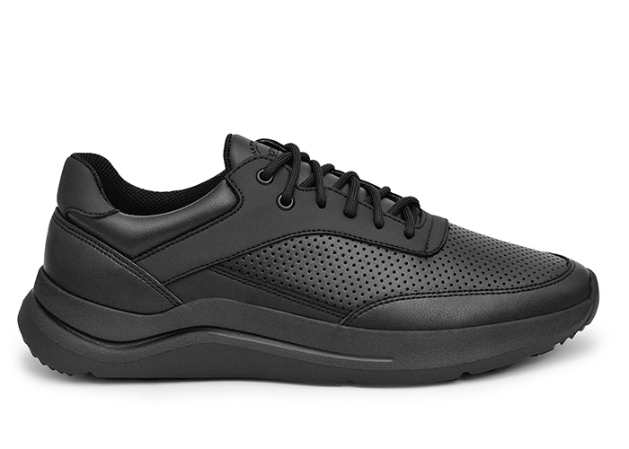 Кроссовки мужские кожаные Modesto Black фото