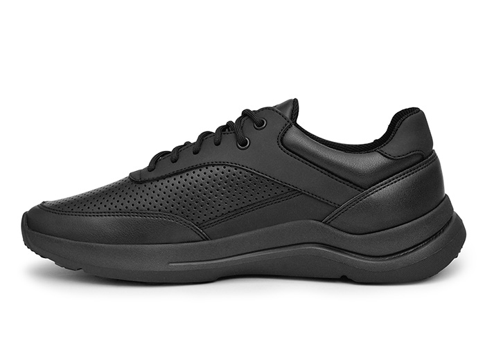 Кроссовки мужские кожаные Modesto Black фото