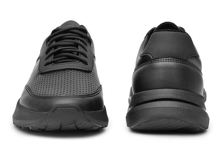 Кроссовки мужские кожаные Modesto Black фото