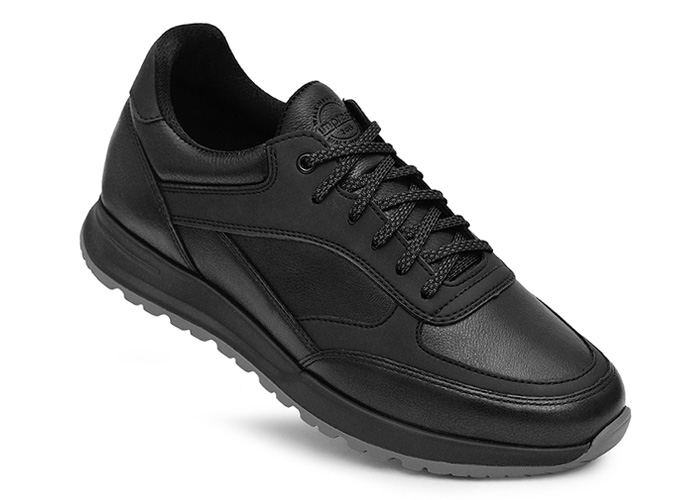 Кросівки чоловічі шкіряні Gravon Black фото