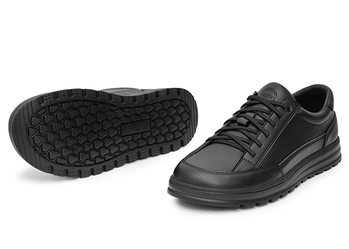 Кроссовки мужские кожаные Stedman Black фото