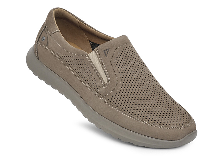 Туфлі чоловічі з нубуку Fulton Summer Beige фото