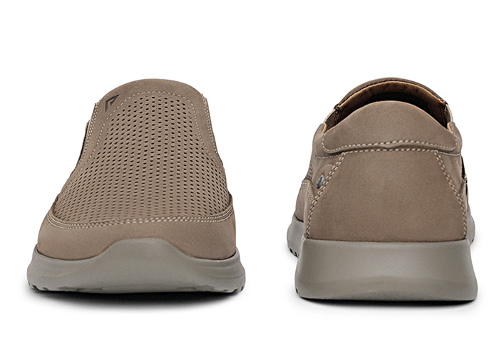 Туфлі чоловічі з нубуку Fulton Summer Beige фото