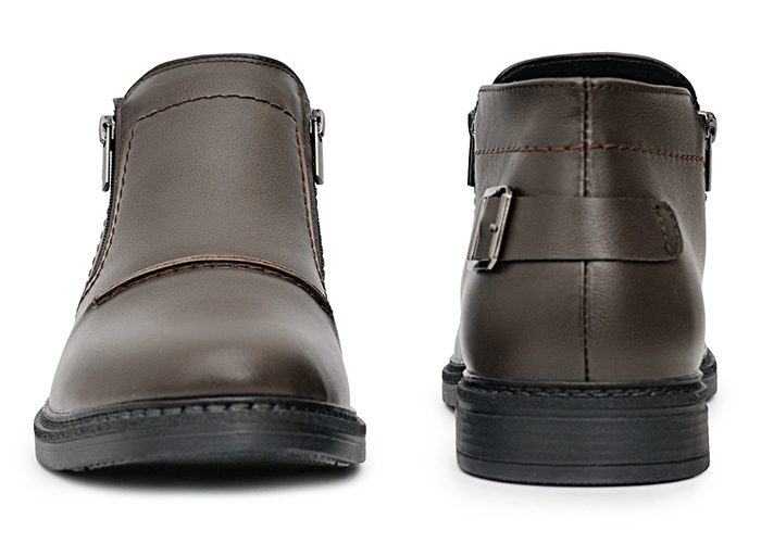 Черевики чоловічі шкіряні Classic Winter Brown фото